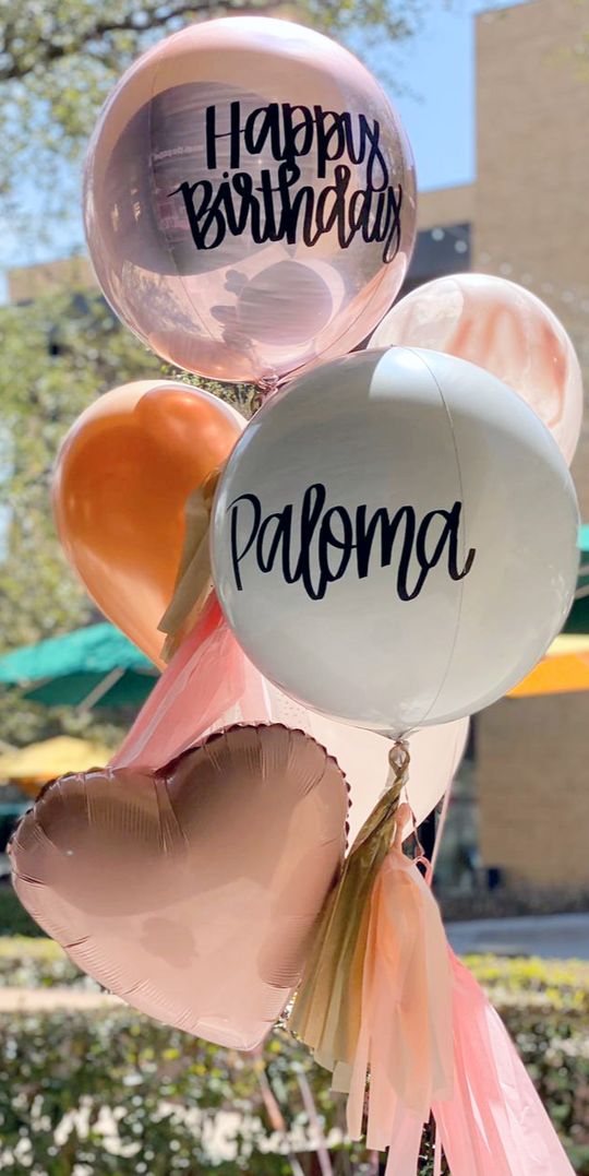 Bouquet Orbz + Heart + Piñatero Chrome + Piñatero Pintado + Piñatero