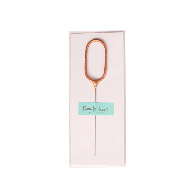 Sparkle Candle Rose Gold 0