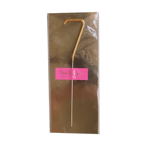 Gold Foil Sparkle Candle Gold 7