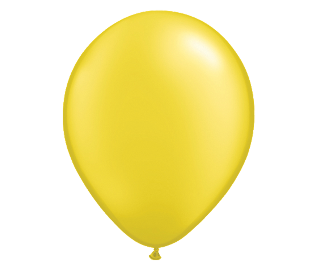 Pearl Citrine Yellow Latex balloons 11" (10 pack)