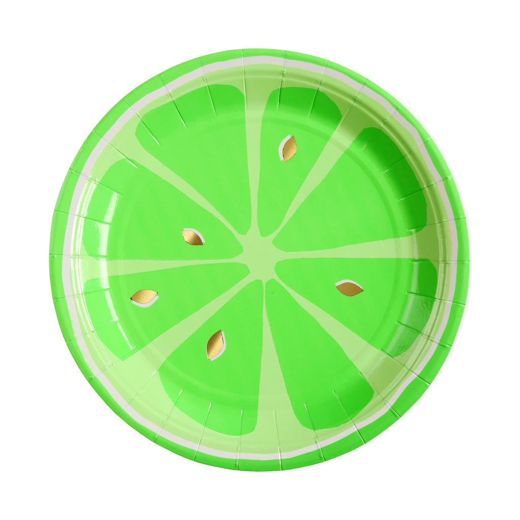 Neon Citrus Plates