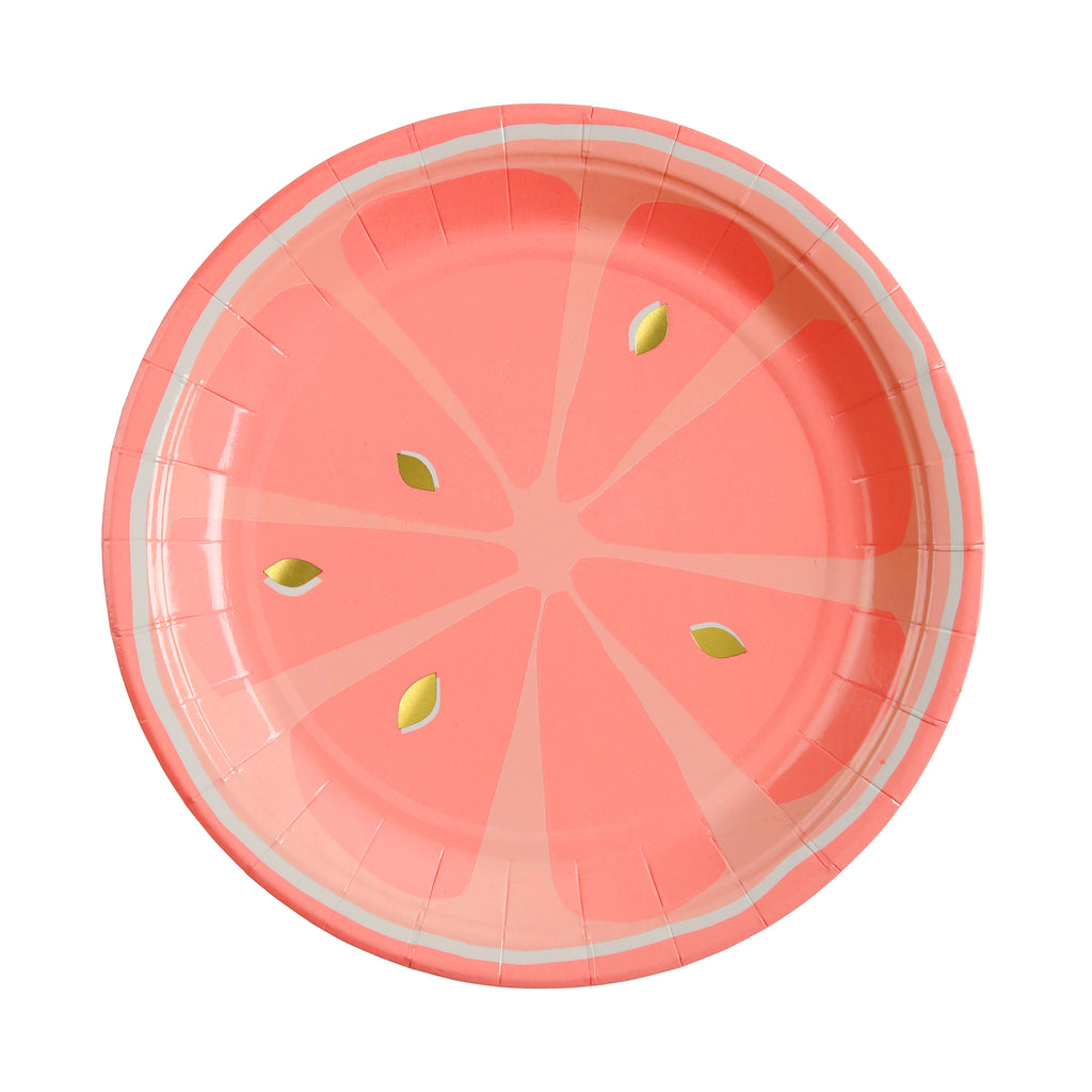 Neon Citrus Plates
