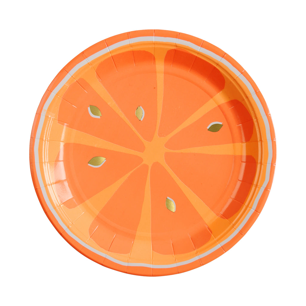 Neon Citrus Plates