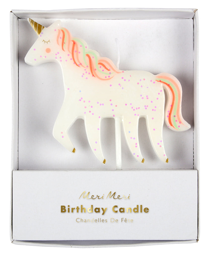 Unicorn Large Candle
