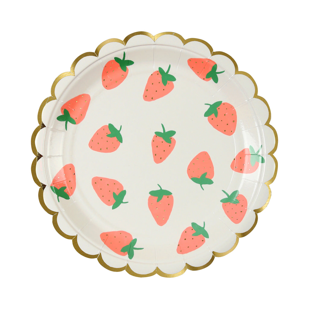 Platos chicos diseño Fresas