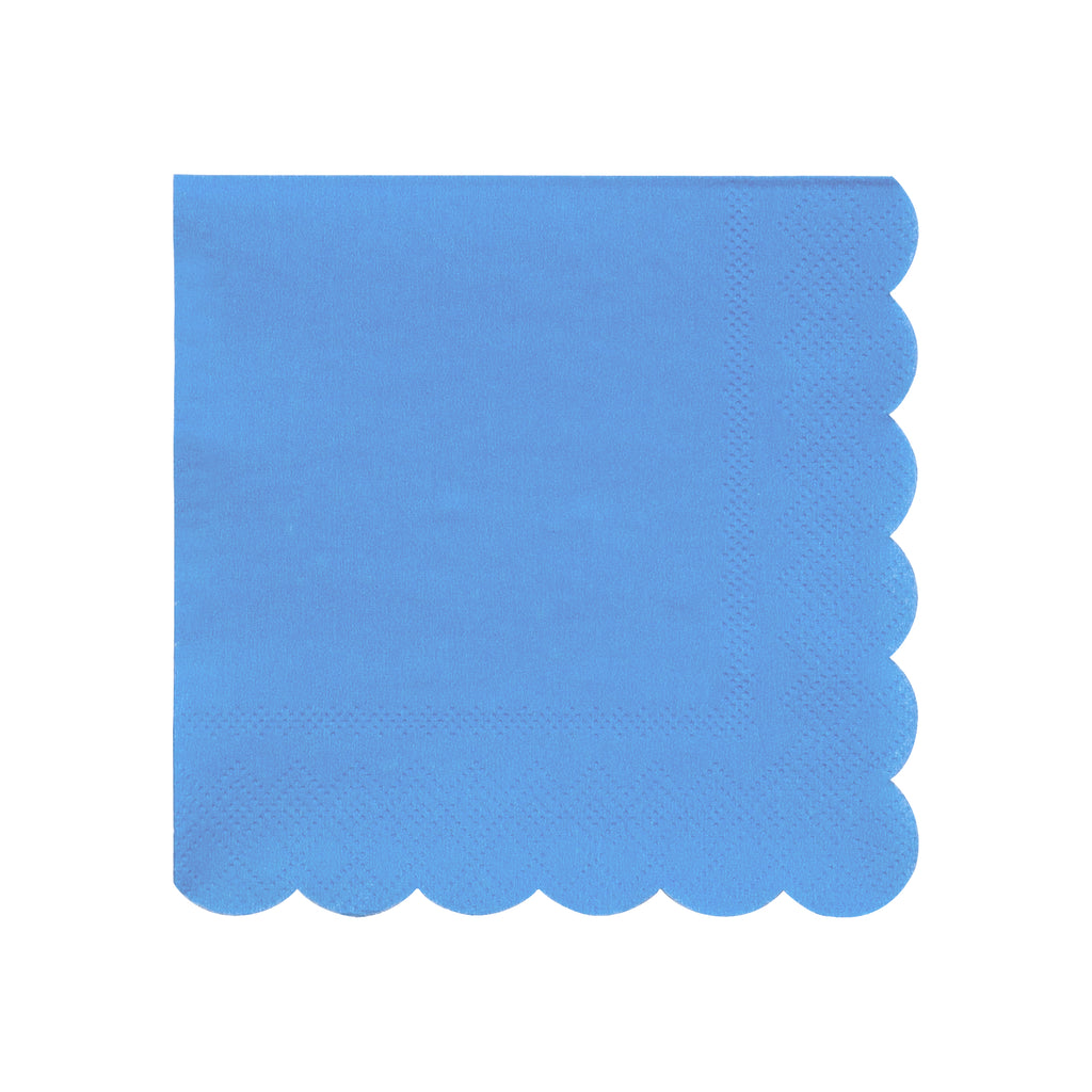 Bright Blue Small Napkins