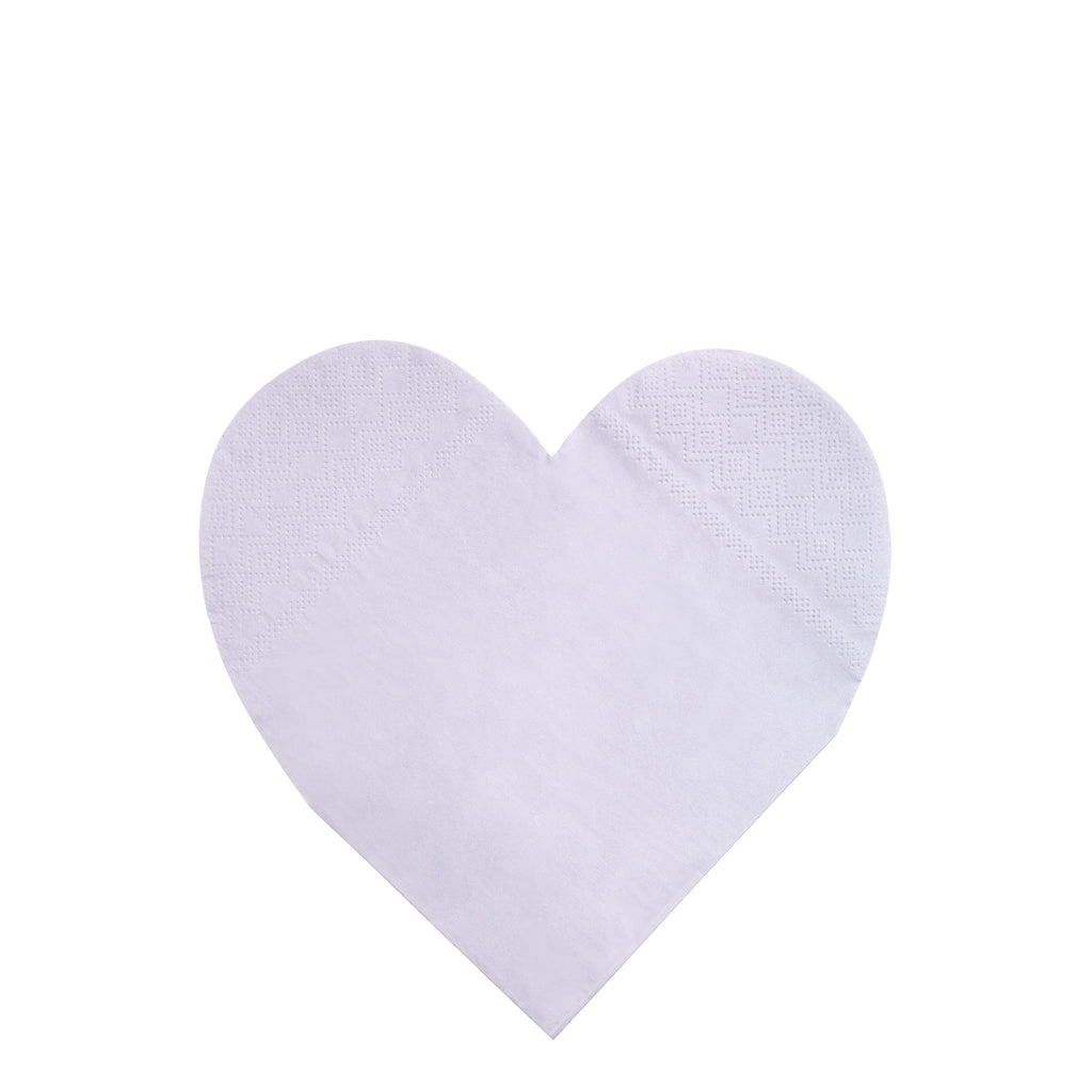 Pastel Palette Heart Large Napkins