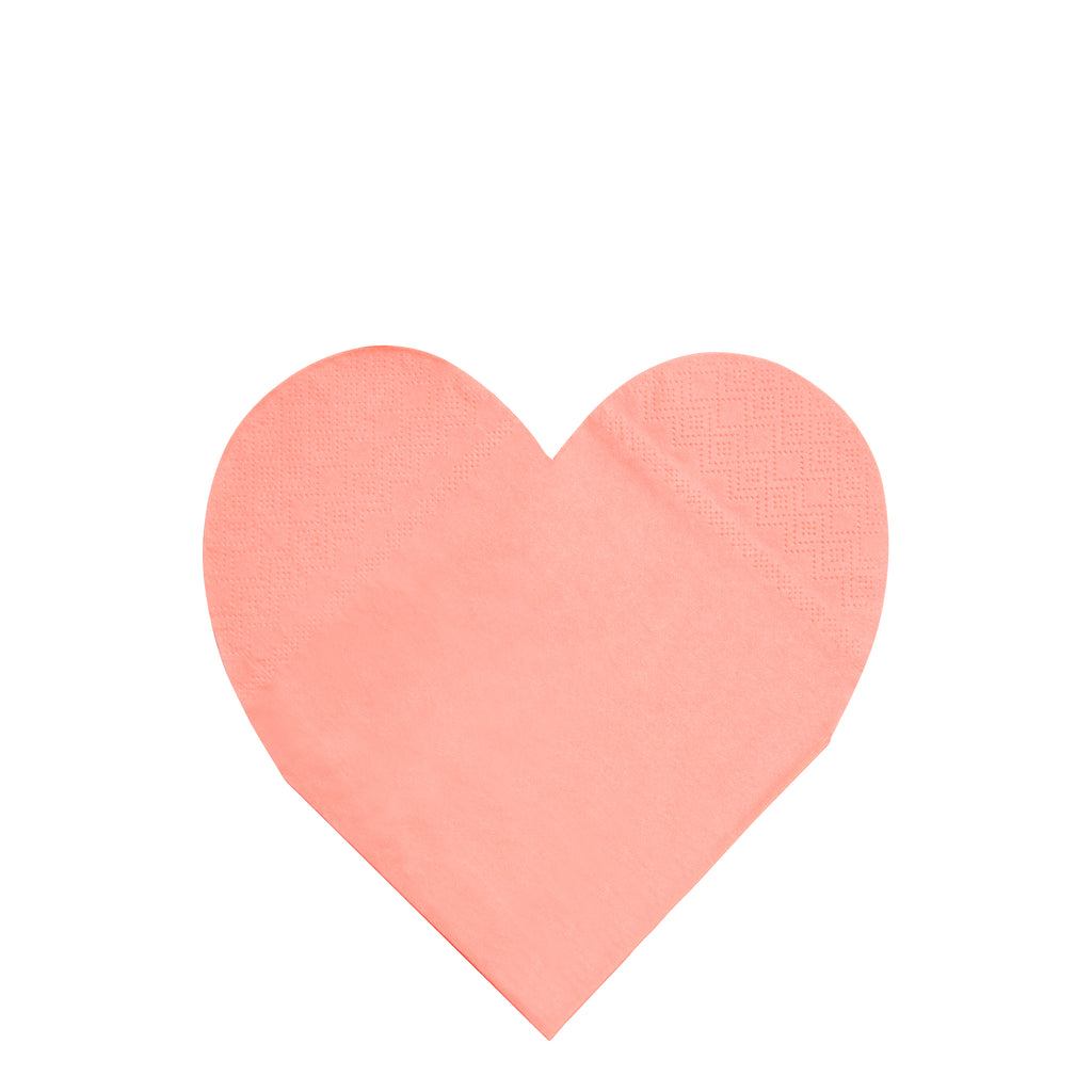 Pastel Palette Heart Large Napkins