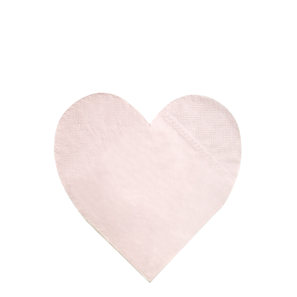 Pastel Palette Heart Large Napkins