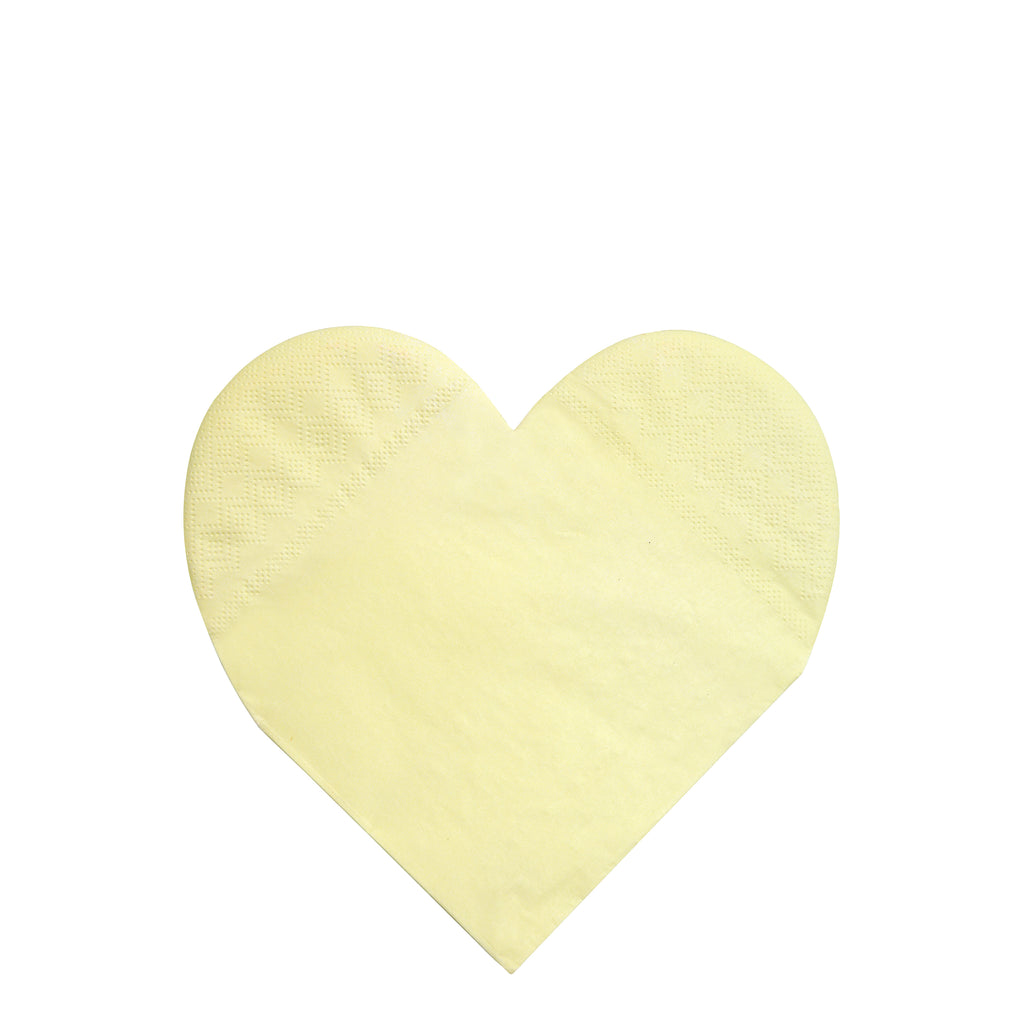 Pastel Palette Heart Large Napkins
