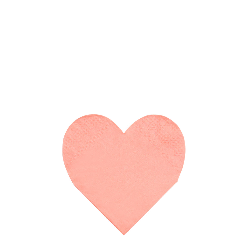 Pastel Palette Heart Small Napkins