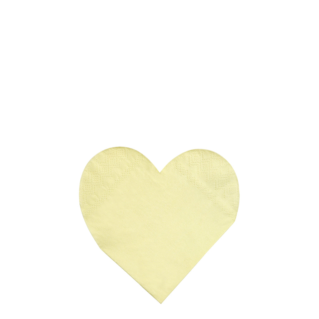 Pastel Palette Heart Small Napkins