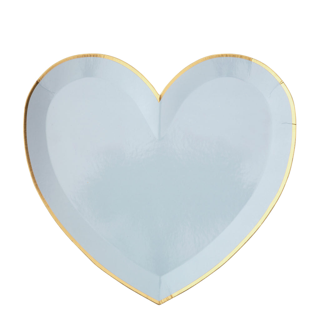 Pastel Palette Heart Large Plates