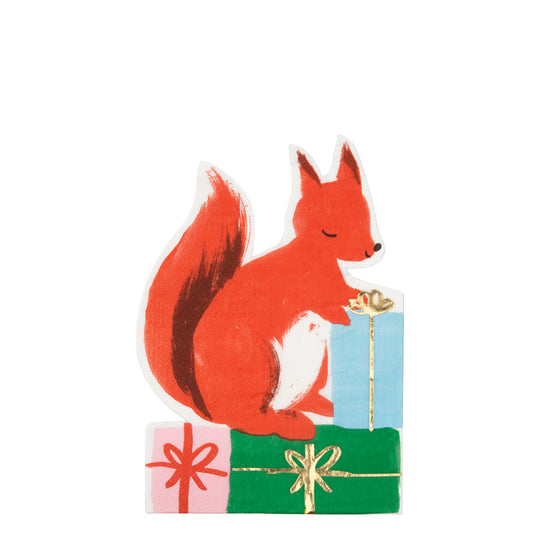 Woodland Squirrel Napkin