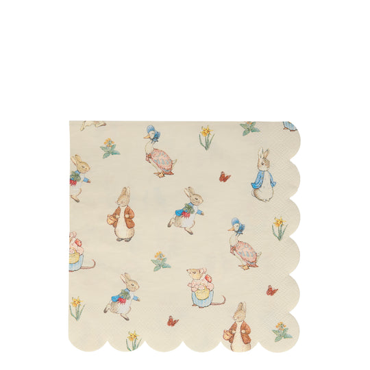 Peter Rabbit & Friends Large Napkin