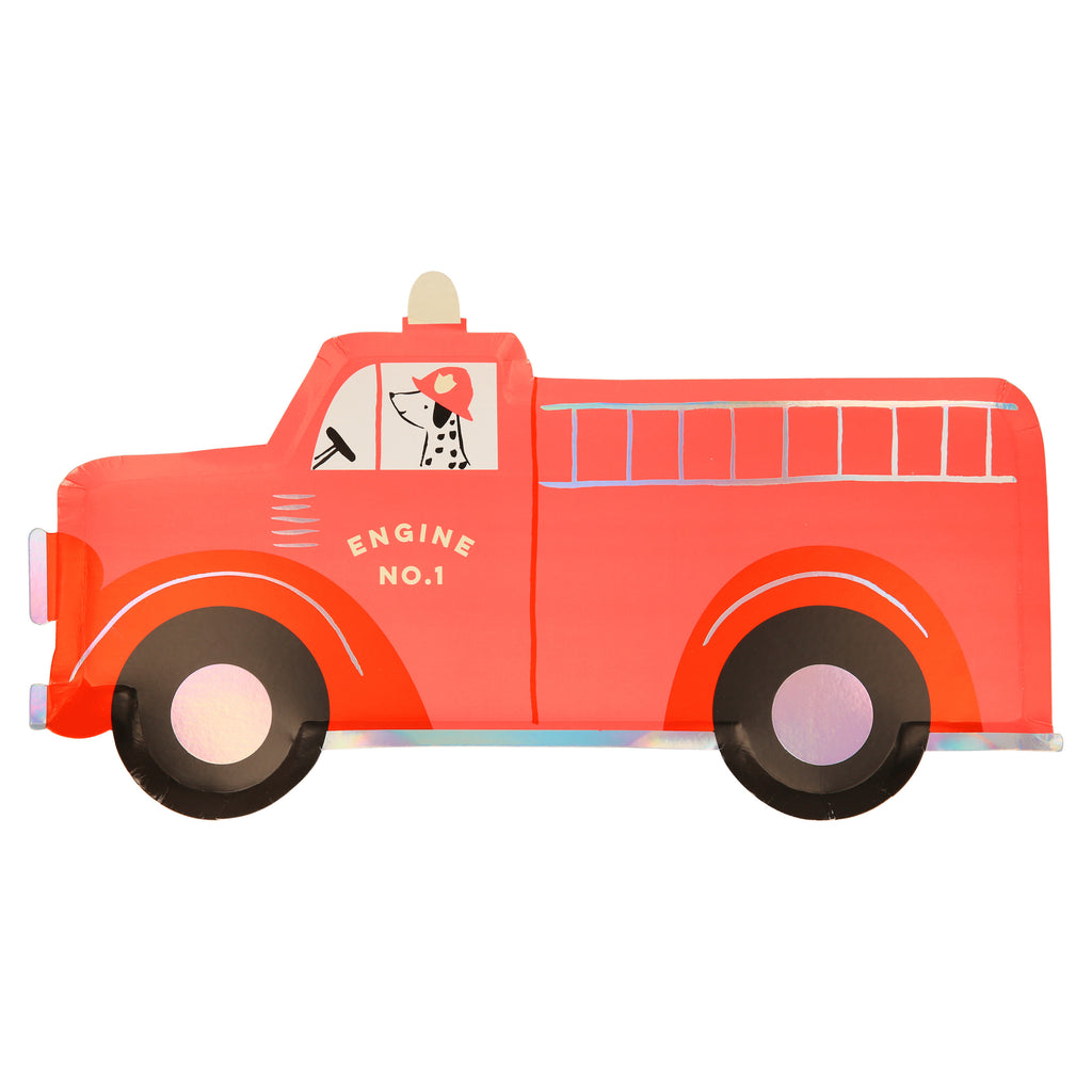 Fire Truck  Plate