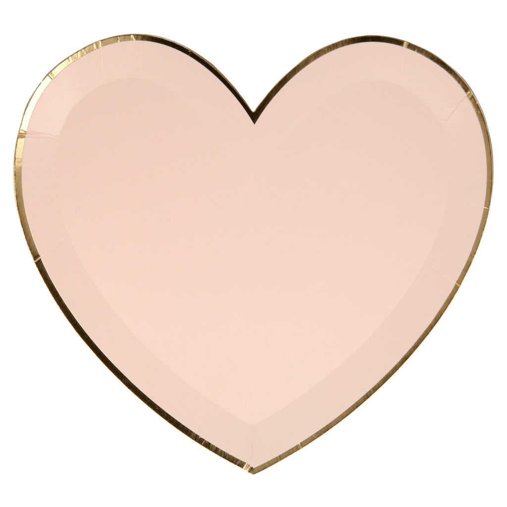 Pink Tone Large Heart Plate