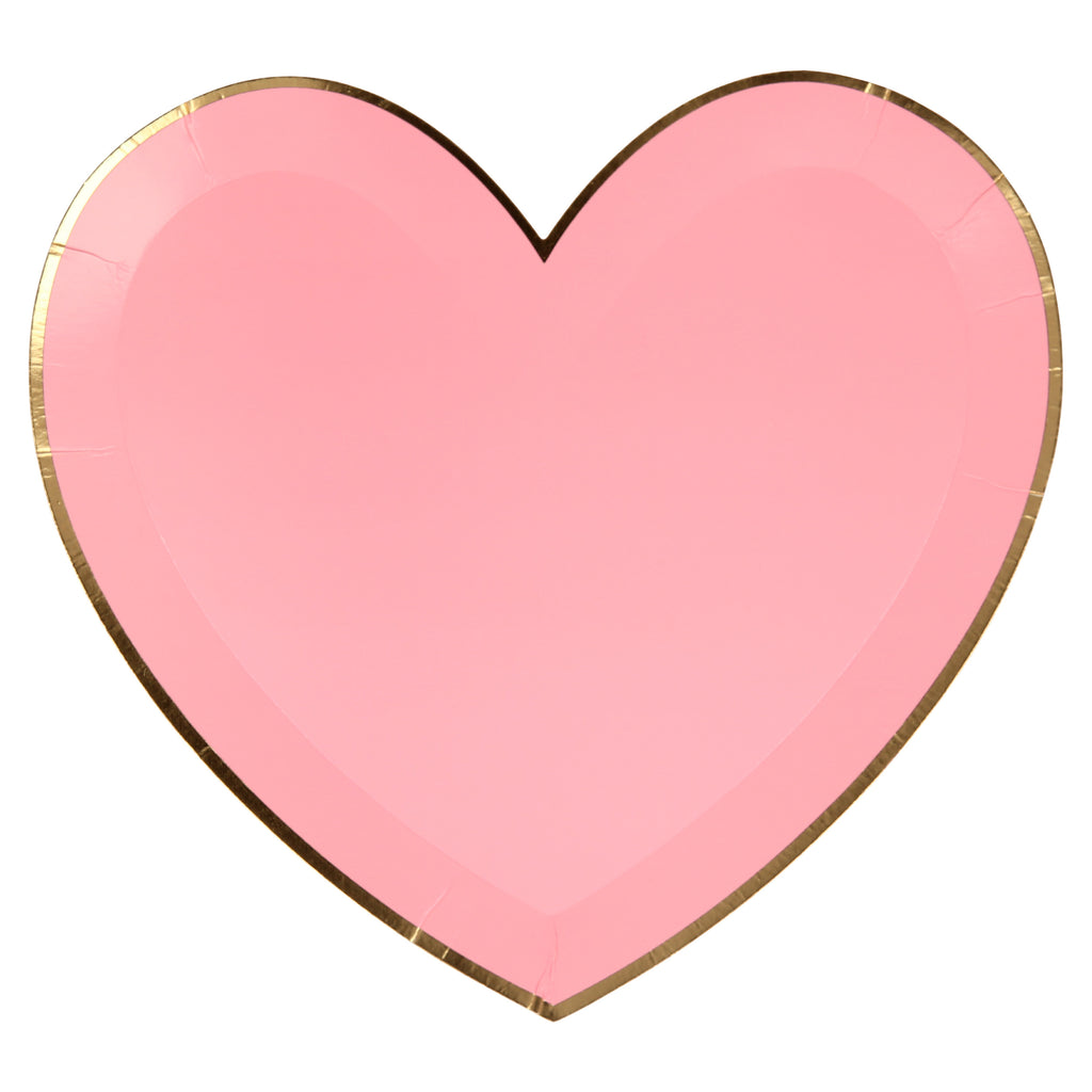 Pink Tone Large Heart Plate
