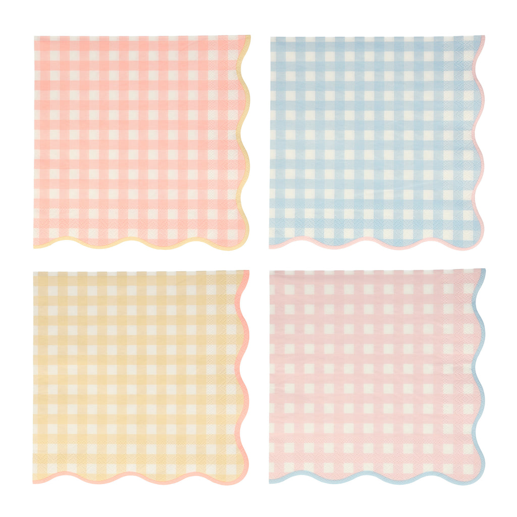 Gingham Large Napkins