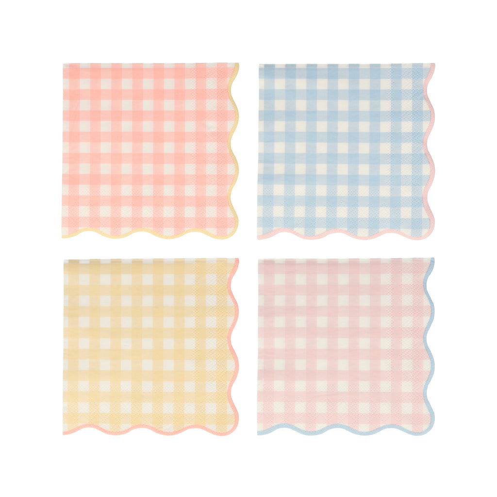 Gingham Small Napkins