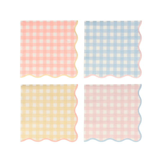 Gingham Small Napkins