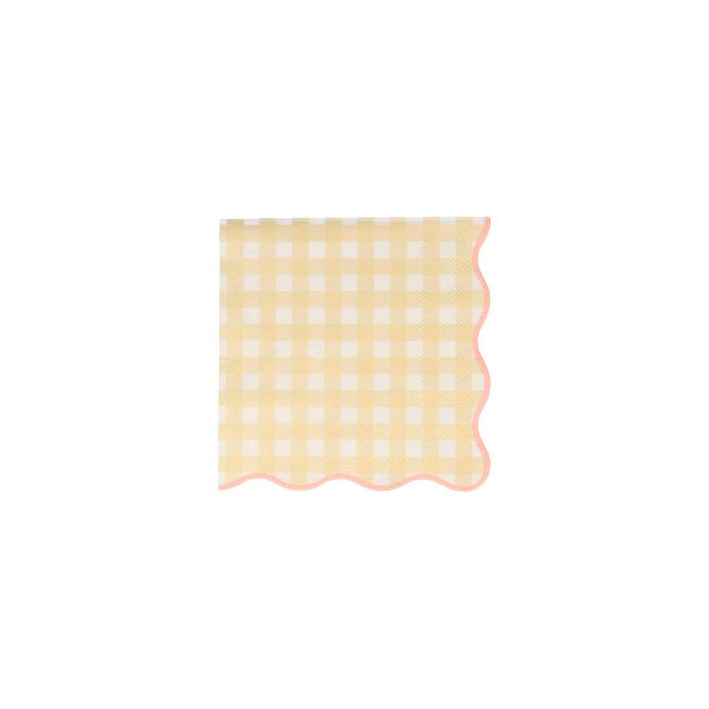 Gingham Small Napkins