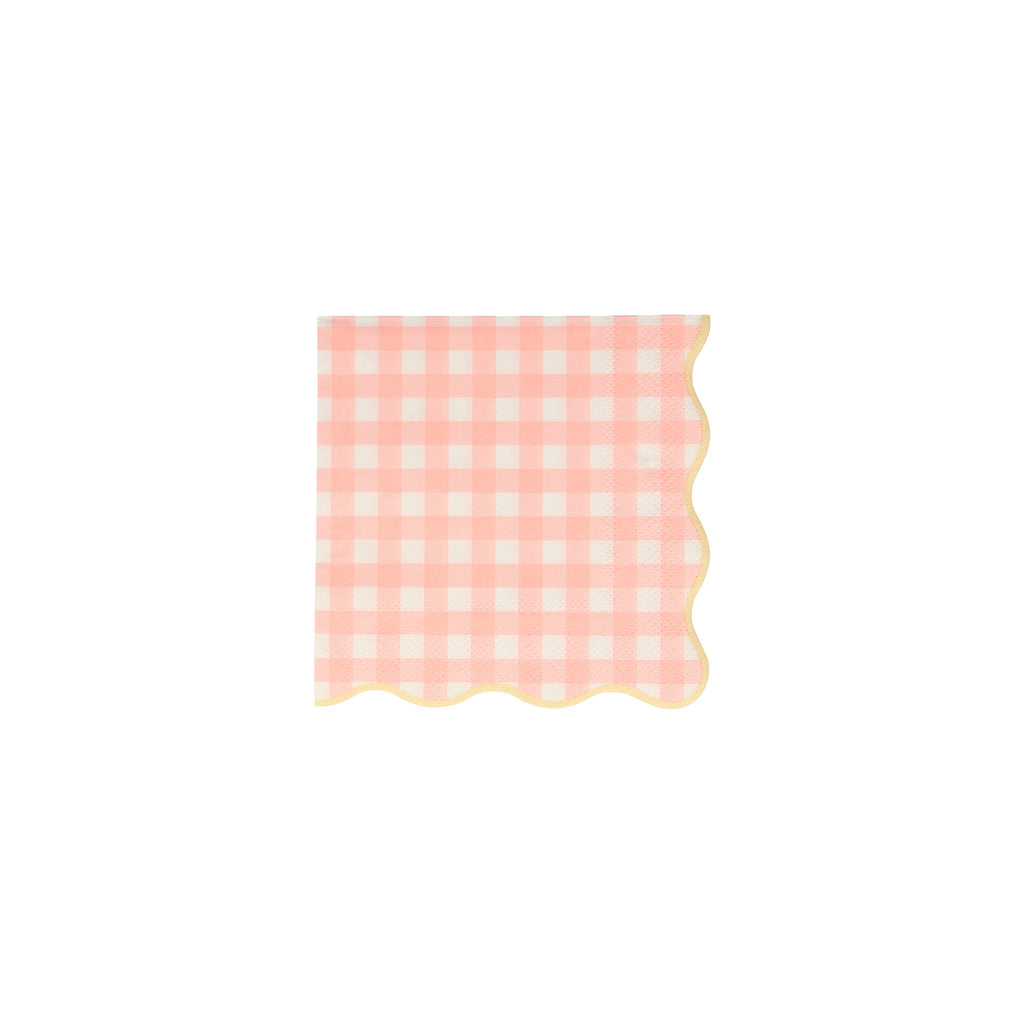 Gingham Small Napkins