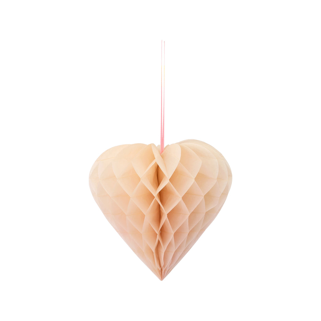 Honeycomb Heart Decorations