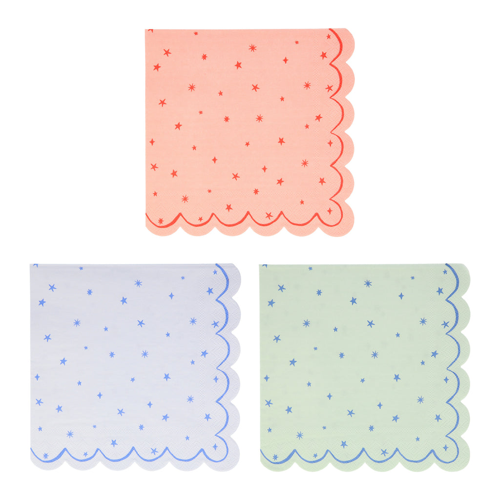 Star Pattern Large Napkin
