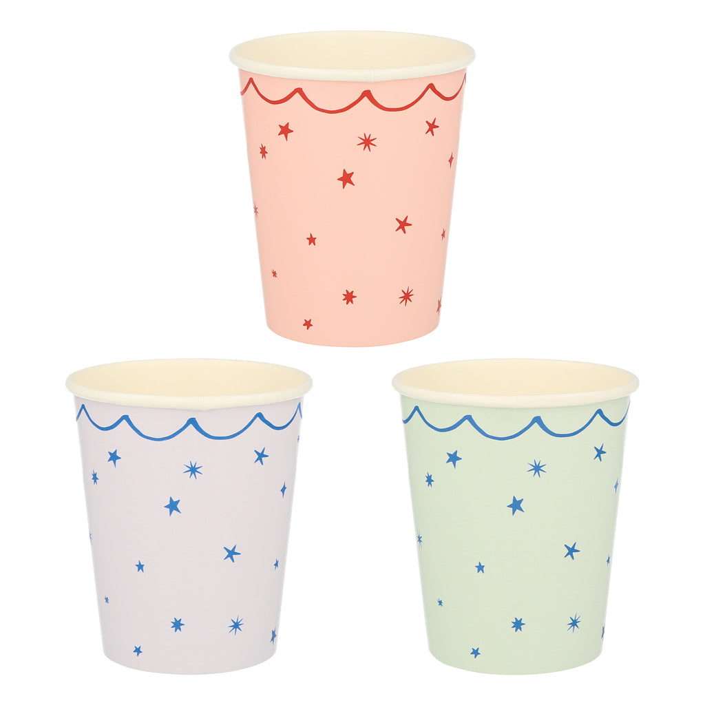 Star Pattern Cups