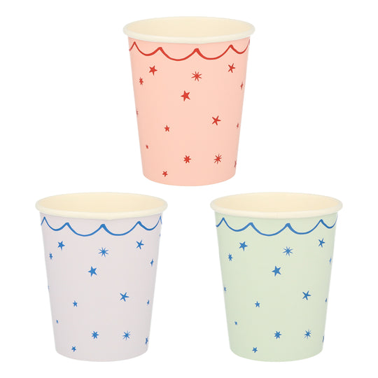Star Pattern Cups