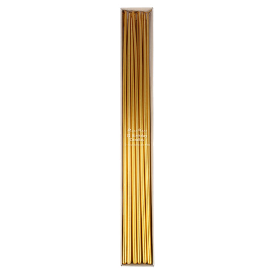 Gold Tall Tapered Candles