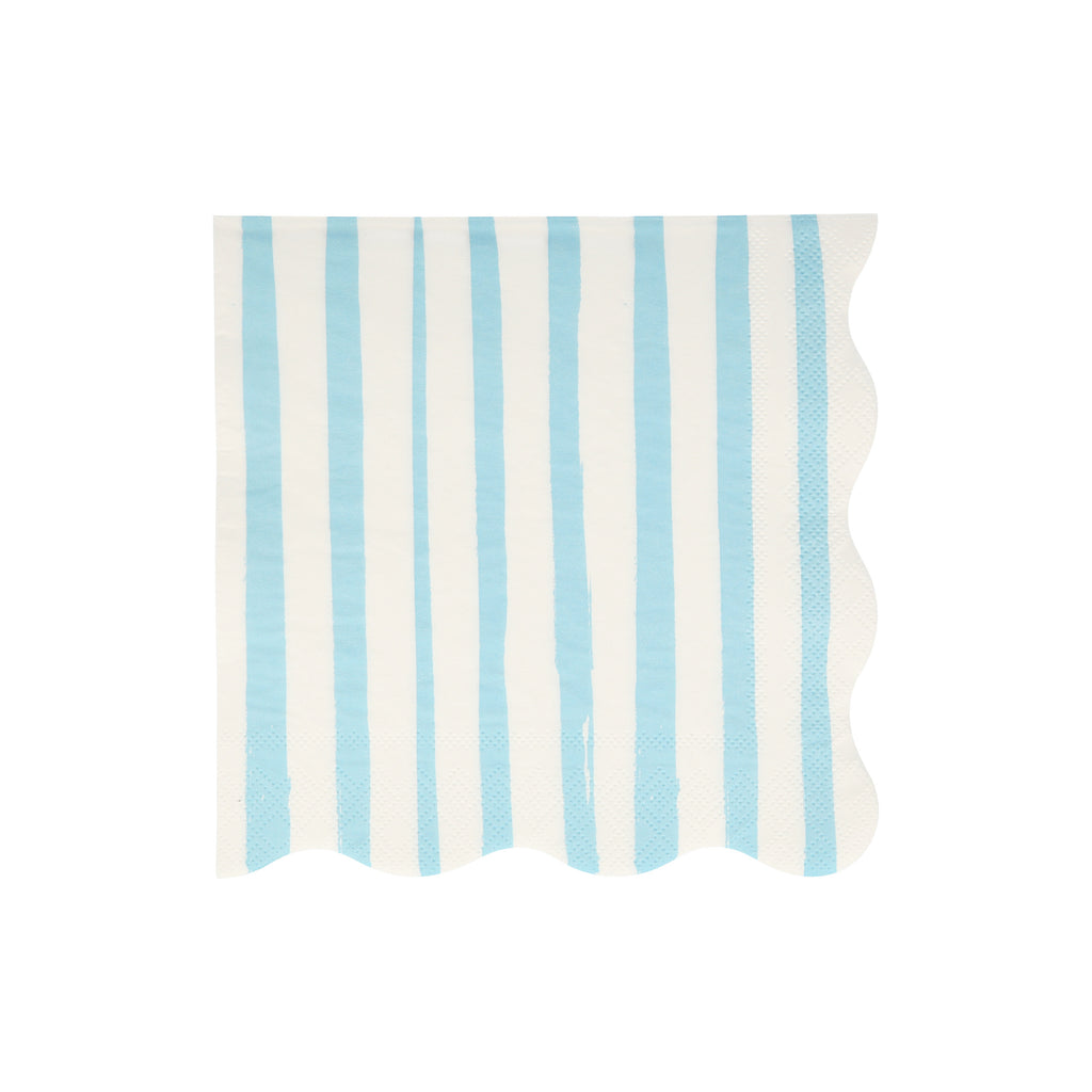 Blue Stripe Small Napkin