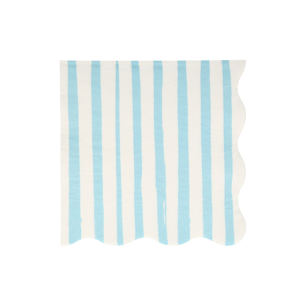 Blue Stripe Large Napkin