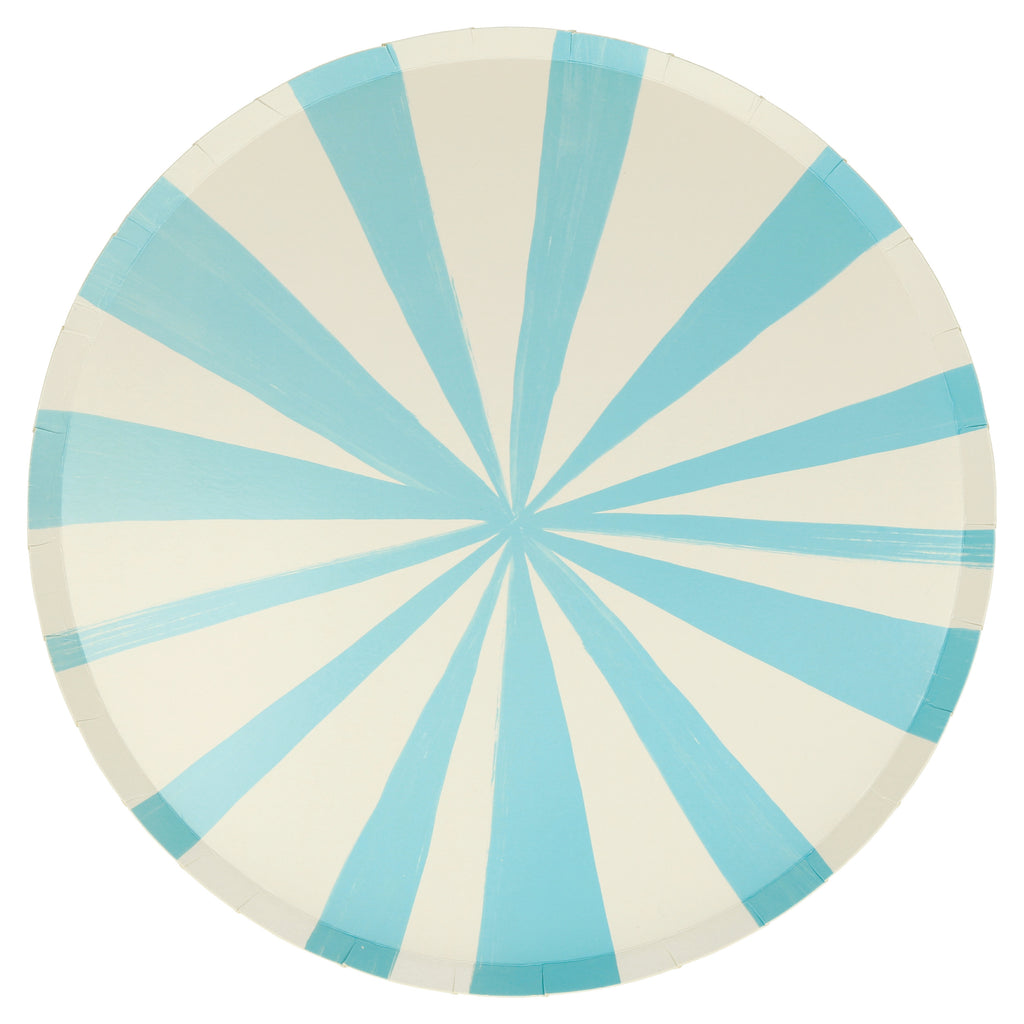 Blue Stripe Dinner Plates