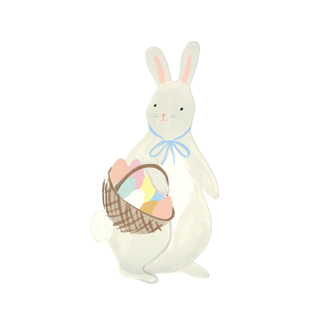 Bunny With Basket Plates