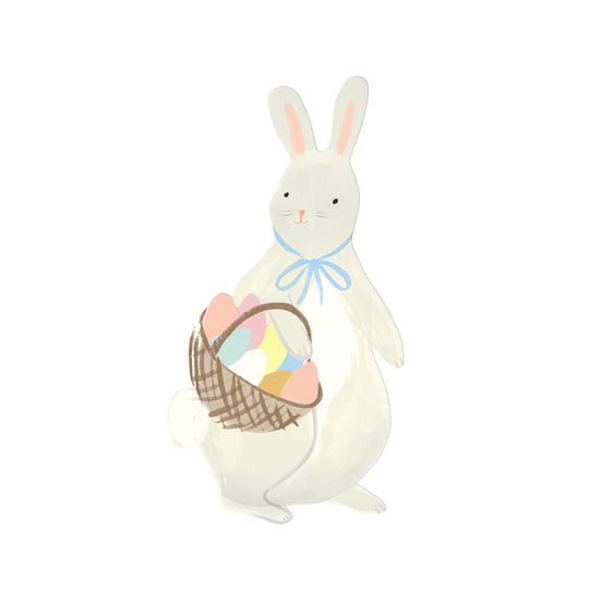 Bunny With Basket Plates