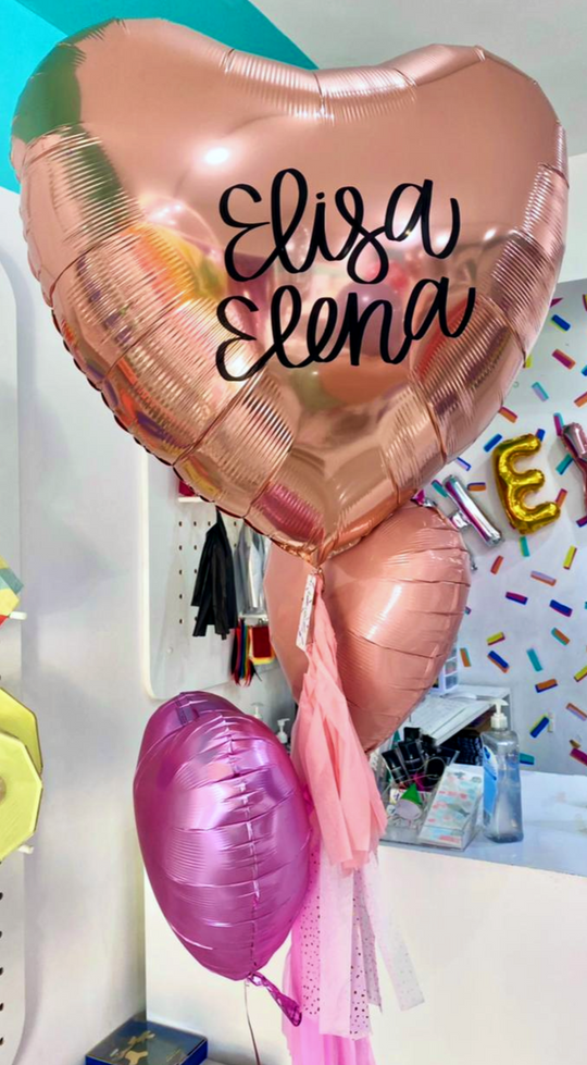 Bouquet Giant Heart + Hearts