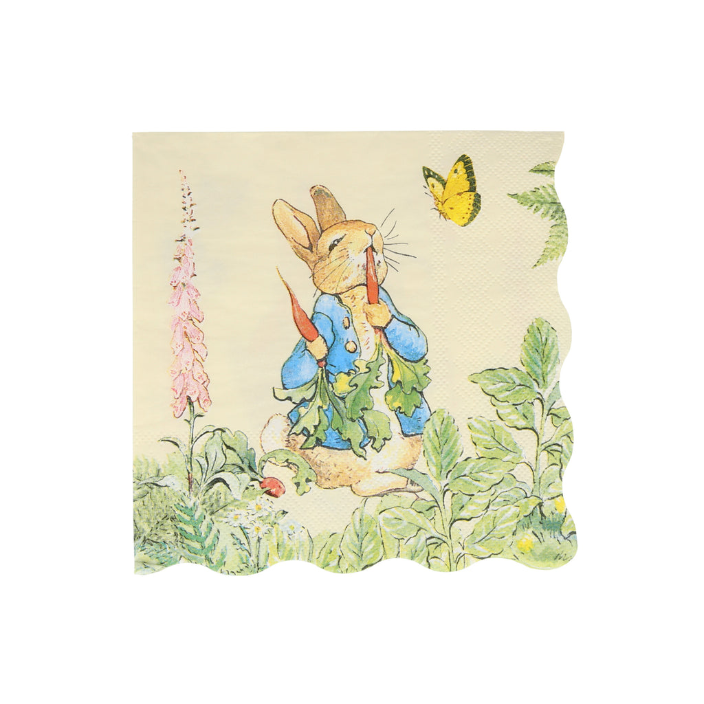 Peter Rabbit in the Garden Large Napkins