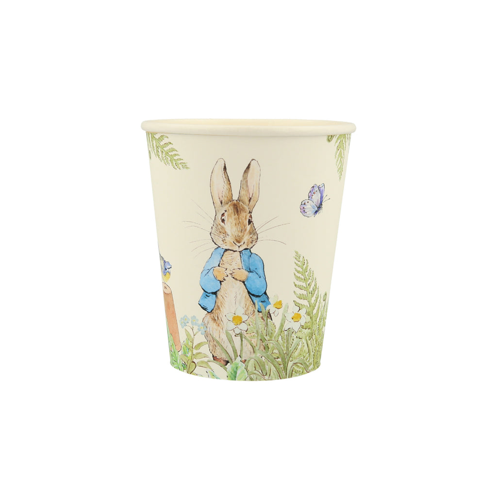 Peter Rabbit in the Garden Cups