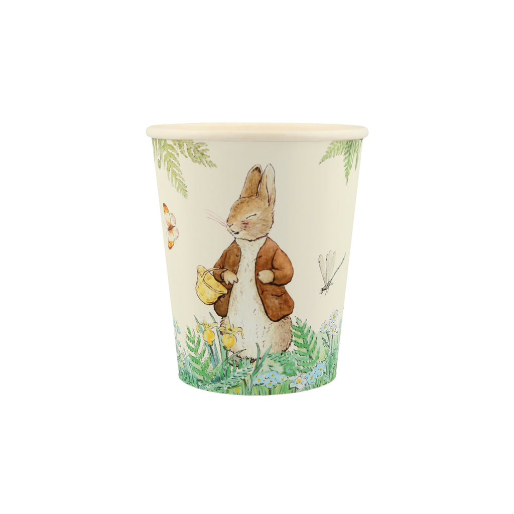 Peter Rabbit in the Garden Cups