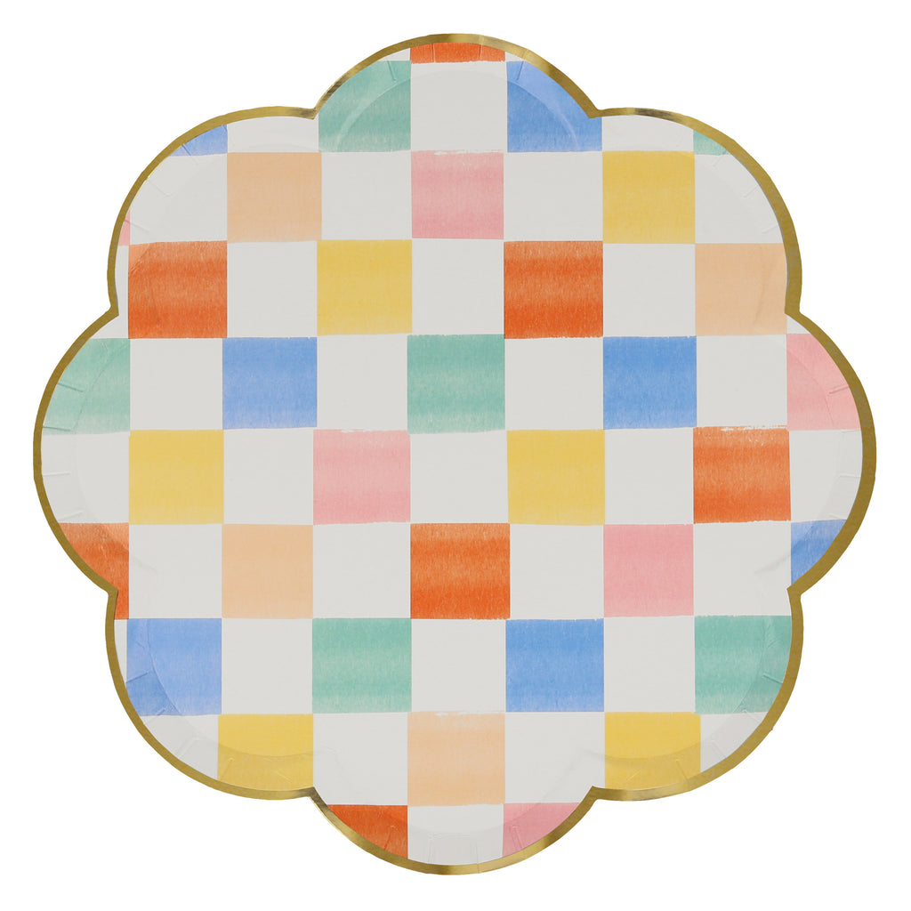 Colourful Pattern Dinner Plates