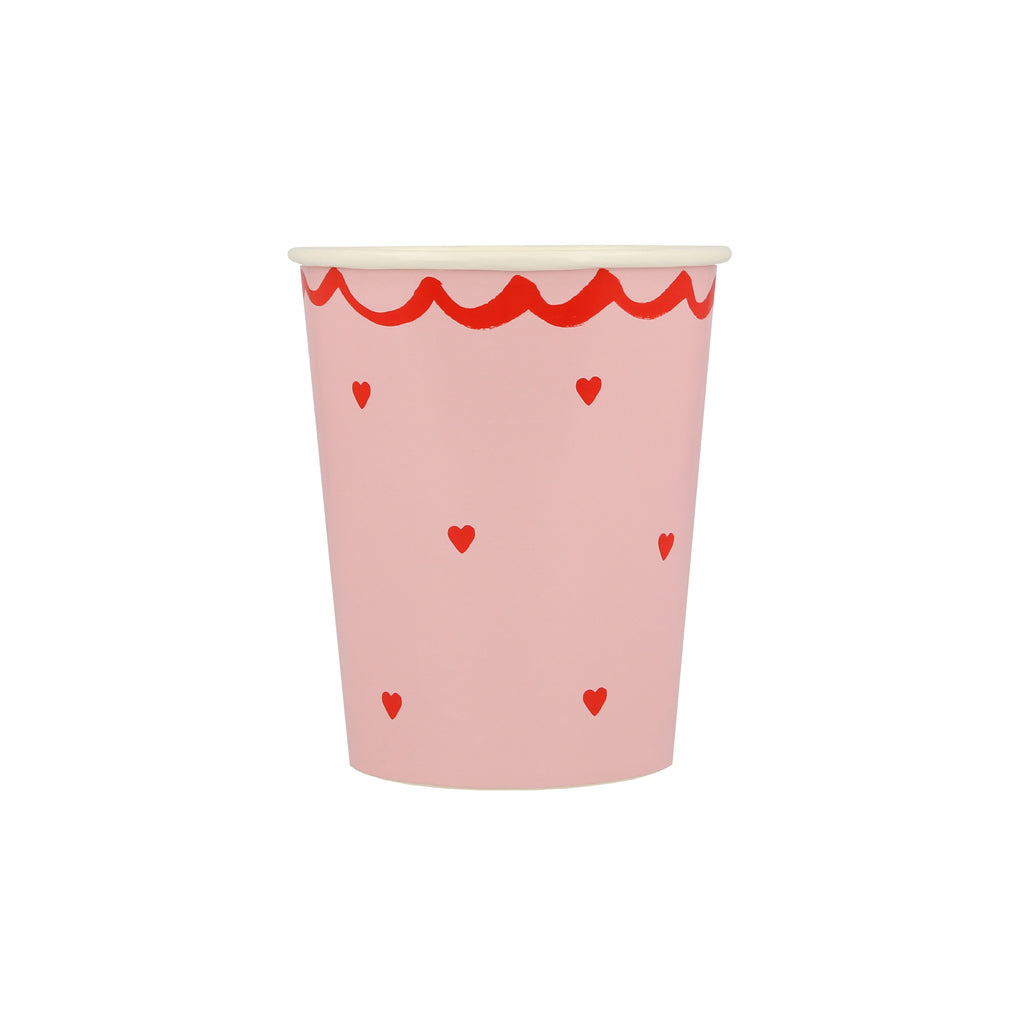 Lacy Hearts Cups