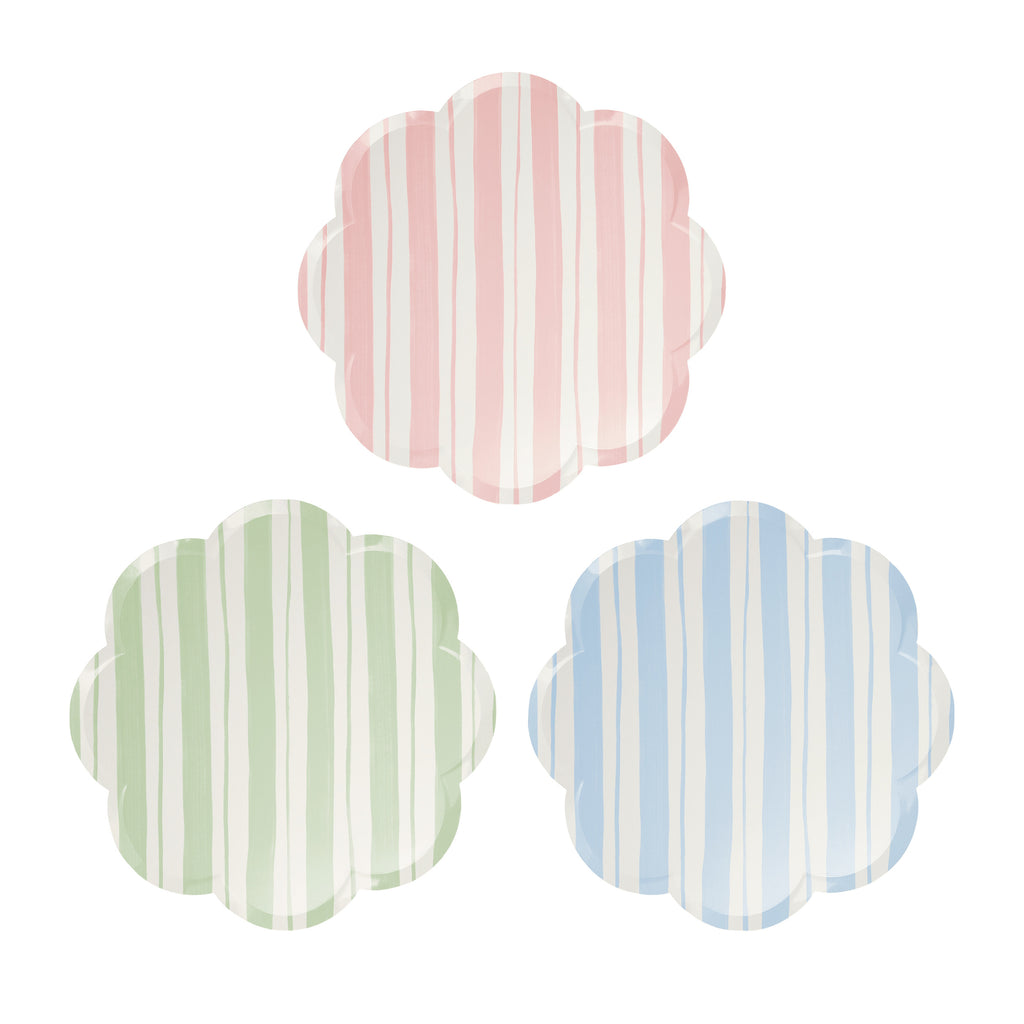Ticking Stripe Side Plate