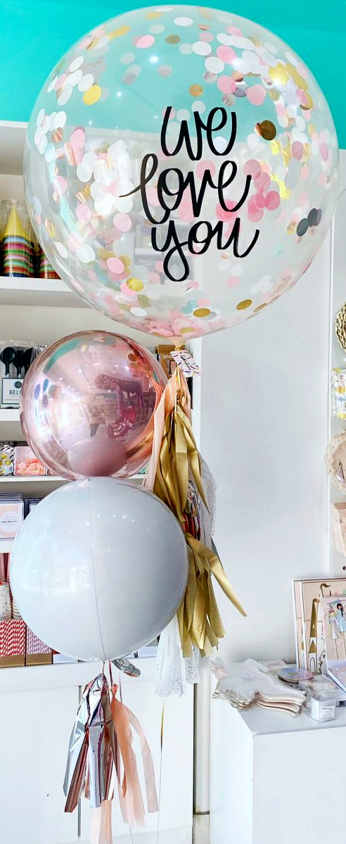 Bouquet Gigante de Látex Confetti + Orbz