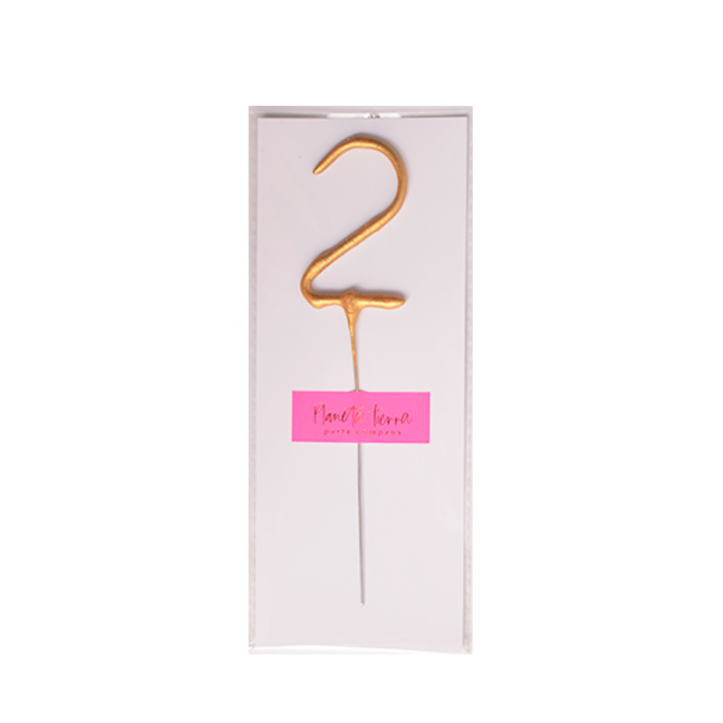 Sparkle Candle Gold 2