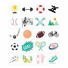 Hobbies Icons for Lightbox