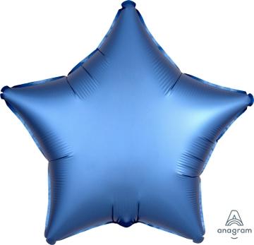 Satin Luxe Azure Star Balloon 22"