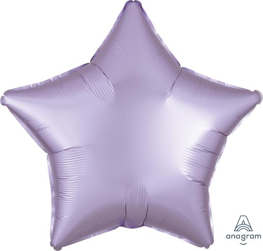 Satin Luxe Pastel Lilac Star Balloon 22"
