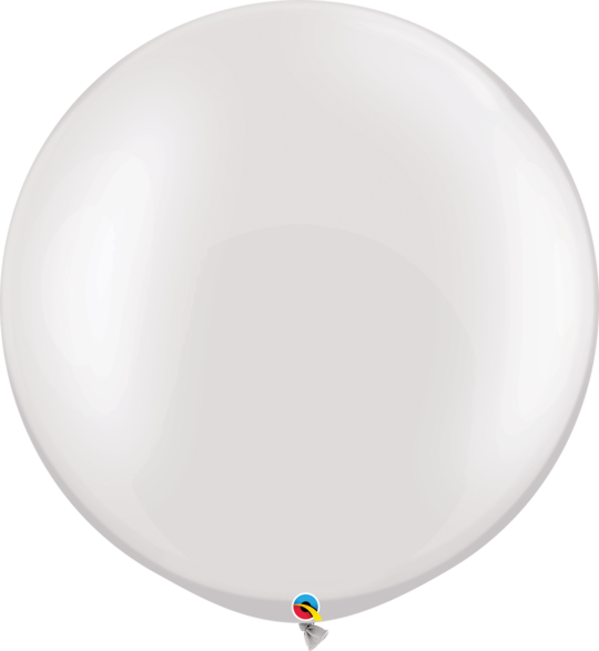 Pearl White Latex balloon 36"